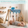 Drewniany stojak edukacyjny dla niemowląt - Baby Gym z motywem oceanu